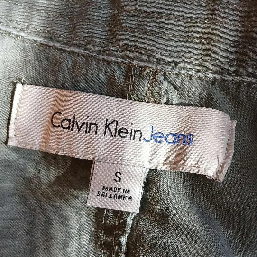 Calvin Klein womens embroidered cargo jacket size S - Picture 9 of 11